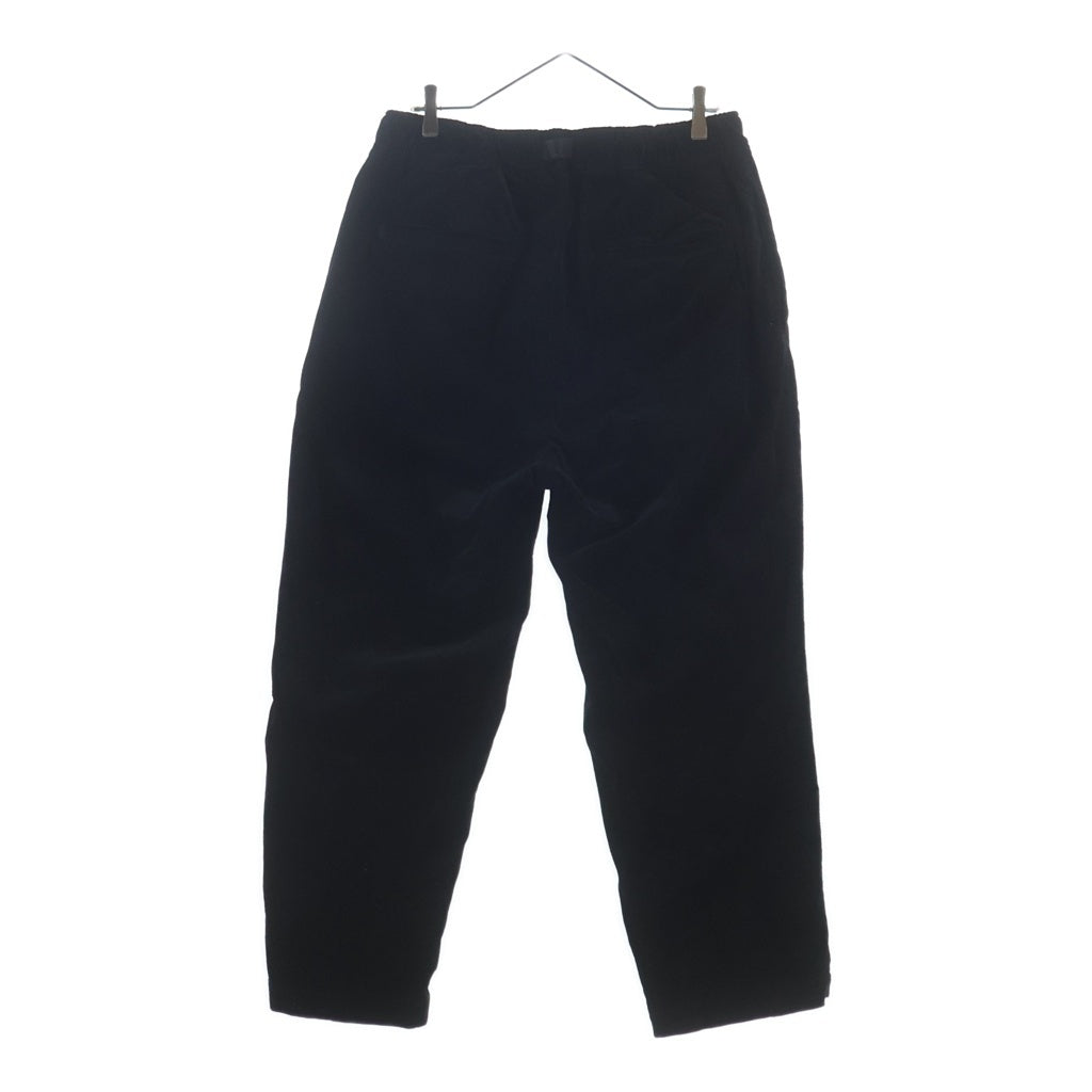 everyone(エブリワン) 24AW CORDUROY BELTED EASY PANTS コーデュロイ ベルテッドイージーパンツ ブラック EV24-PT23