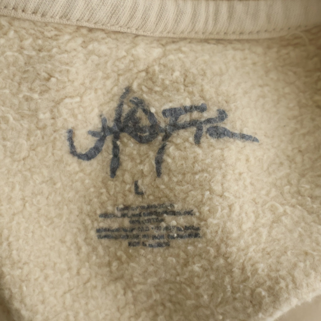 Cactus Jack(カクタスジャック) TRAVIS SCOTT UTOPIA A3 CREWNECK トラヴィススコット ユートピア アルバムマーチ グラフィックプリント スウェット トレーナー ベージュ