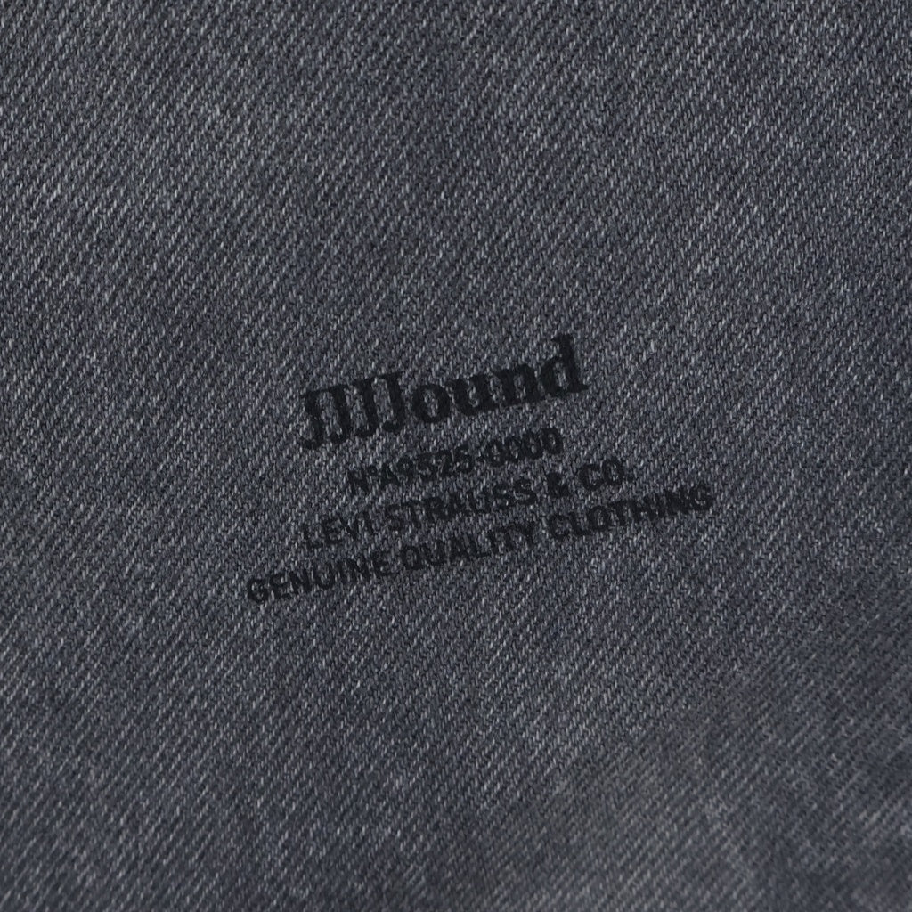 Levi's(リーバイス) ×JJJJound 501 93 ジョウンド レザーパッチ ボタンフライ デニムパンツ ジーンズ グレー PC9-A9525-0000