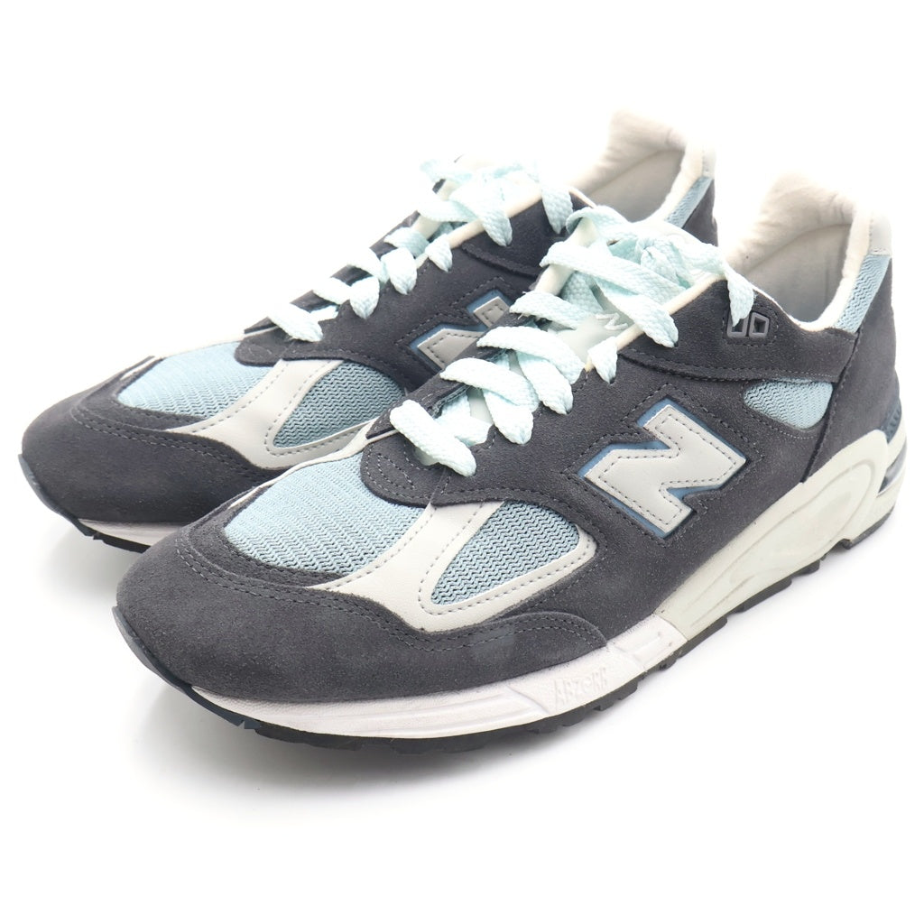 New Balance(ニューバランス) ×KITH RONNIE FIEG M990KT2 STEEL BLUE キスロニーファイグ スティールブルー ローカットスニーカー ブラック/ブルー US11/29cm