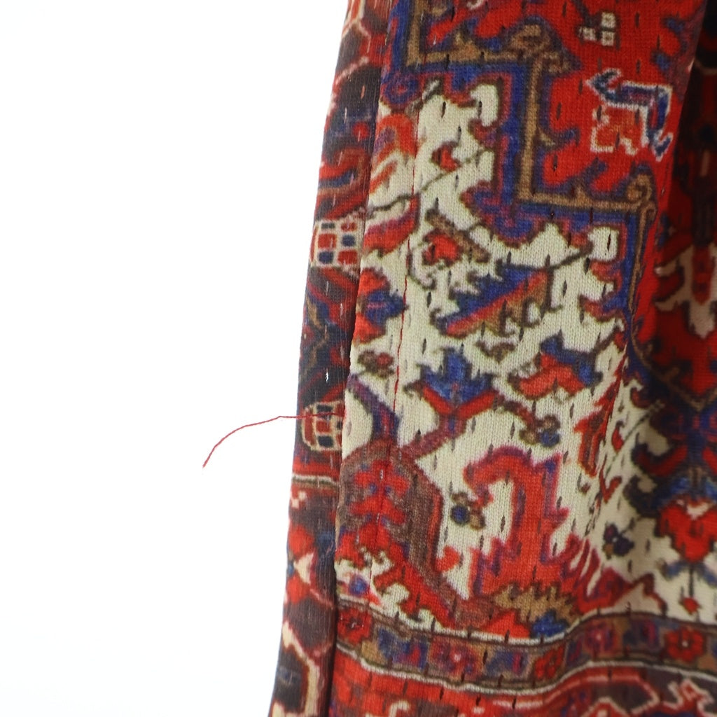 ERIC EMANUEL(エリック エマニュエル) 21SS EE BASIC/CORE SHORT ベーシック コア ポリエステル 総柄 フロントロゴプリント ショーツ ハーフパンツ レッド