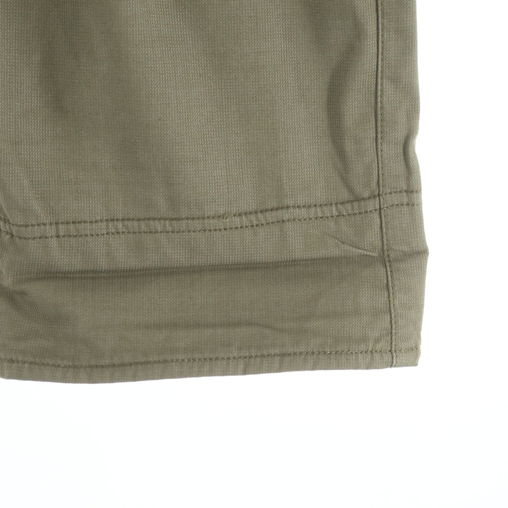 STONE ISLAND(ストーンアイランド) コットン ボタンフライ ショーツ ハーフパンツ カーキ 6015L01YM