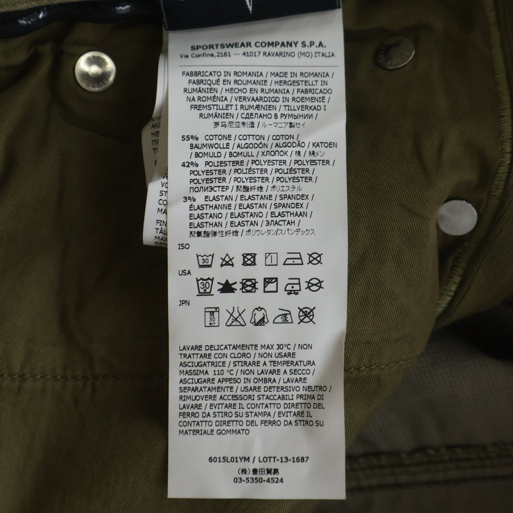 STONE ISLAND(ストーンアイランド) コットン ボタンフライ ショーツ ハーフパンツ カーキ 6015L01YM