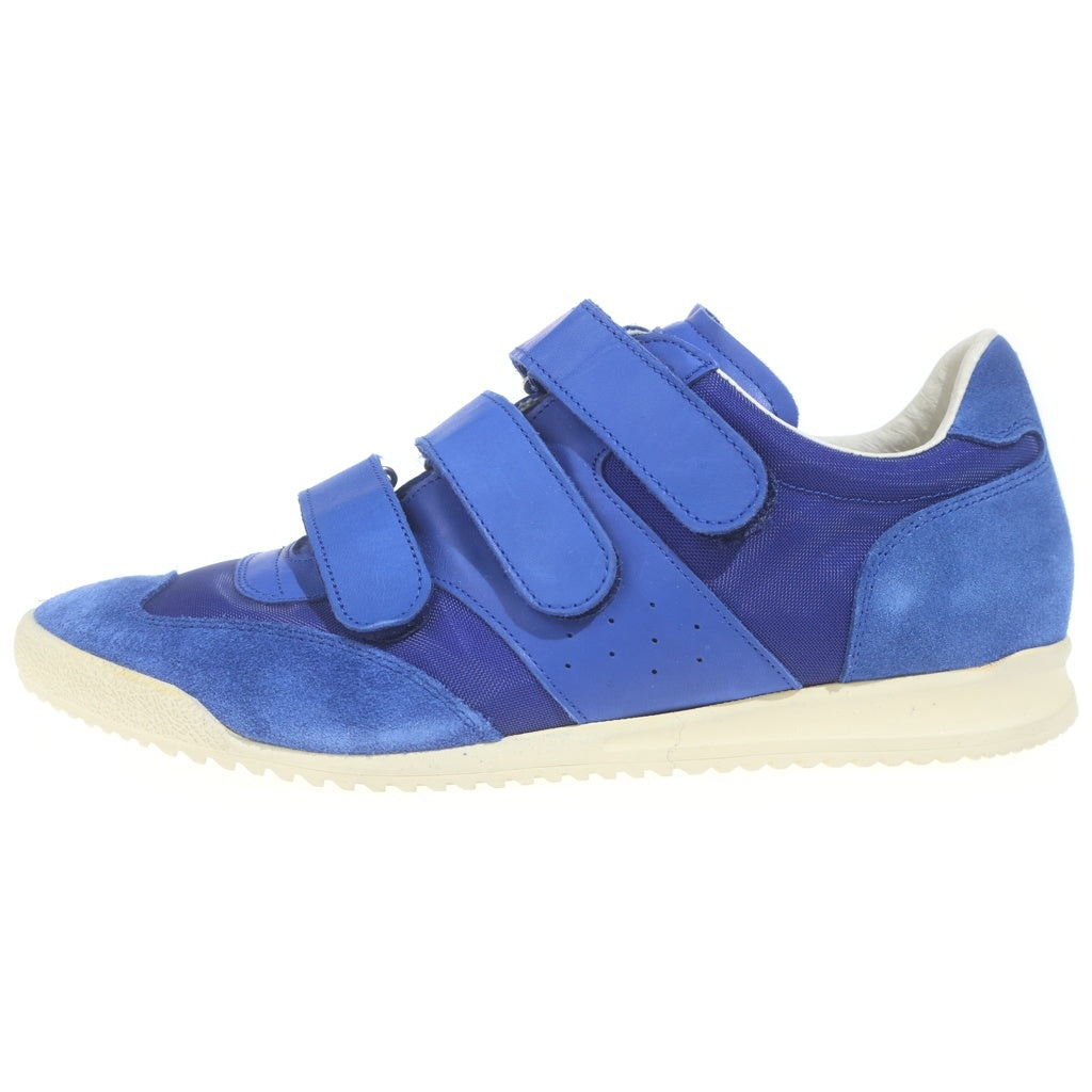 Maison Margiela(メゾンマルジェラ) VELCRO SNEAKER ベルクロ スウェード切り替え ローカットスニーカー ブルー 37WS070 08855