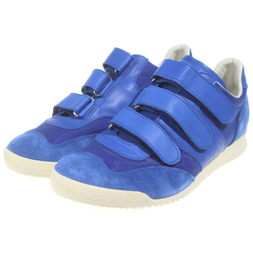 Maison Margiela(メゾンマルジェラ) VELCRO SNEAKER ベルクロ スウェード切り替え ローカットスニーカー ブルー 37WS070 08855