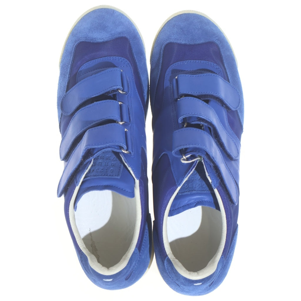 Maison Margiela(メゾンマルジェラ) VELCRO SNEAKER ベルクロ スウェード切り替え ローカットスニーカー ブルー 37WS070 08855