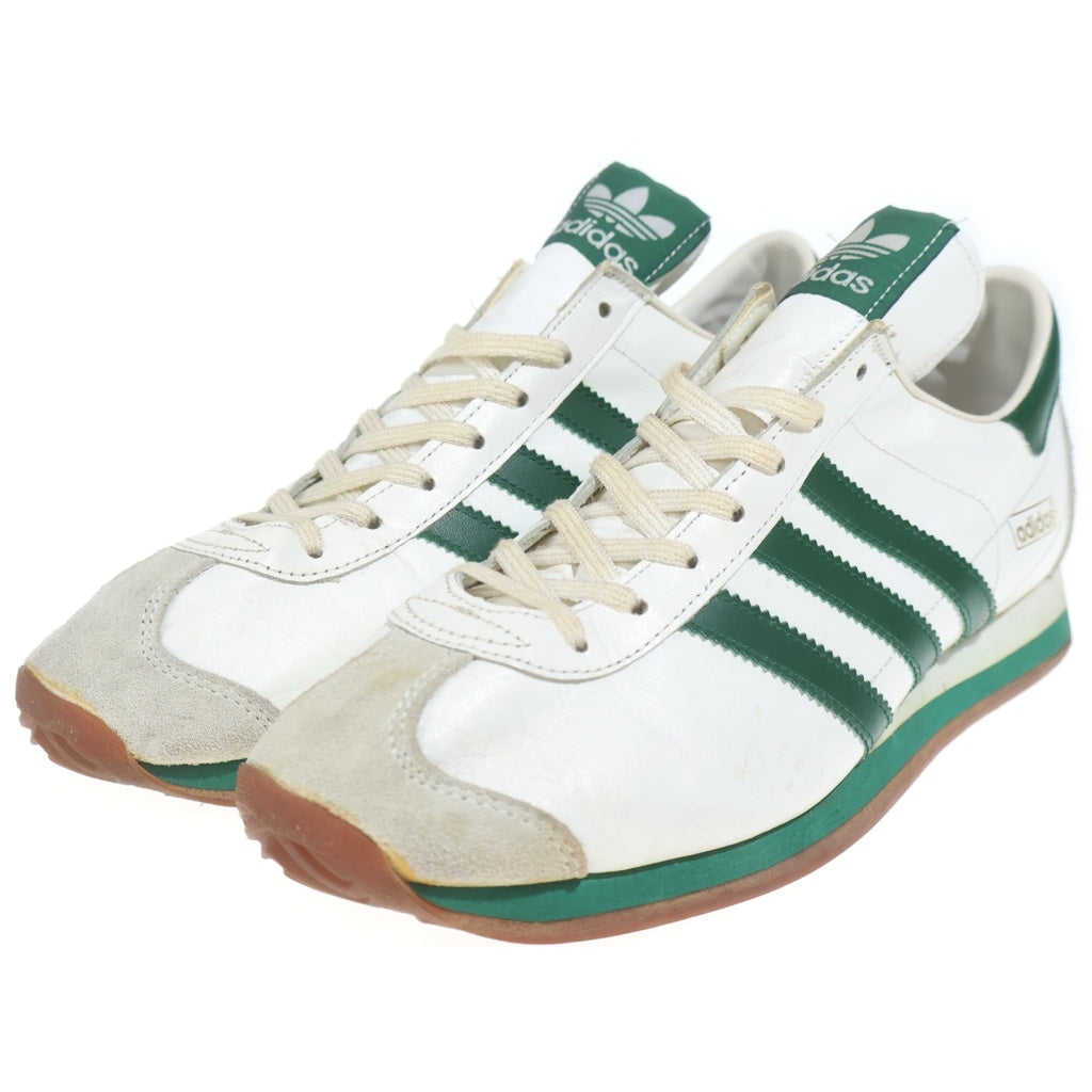 adidas(アディダス) 【鑑賞用 1998年製】 90S COUNTRY カントリー ローカットスニーカー ホワイト/グリーン US9/27.5cm AC1540WG