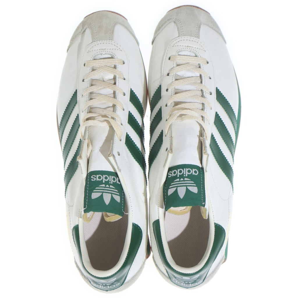 adidas(アディダス) 【鑑賞用 1998年製】 90S COUNTRY カントリー ローカットスニーカー ホワイト/グリーン US9/27.5cm AC1540WG