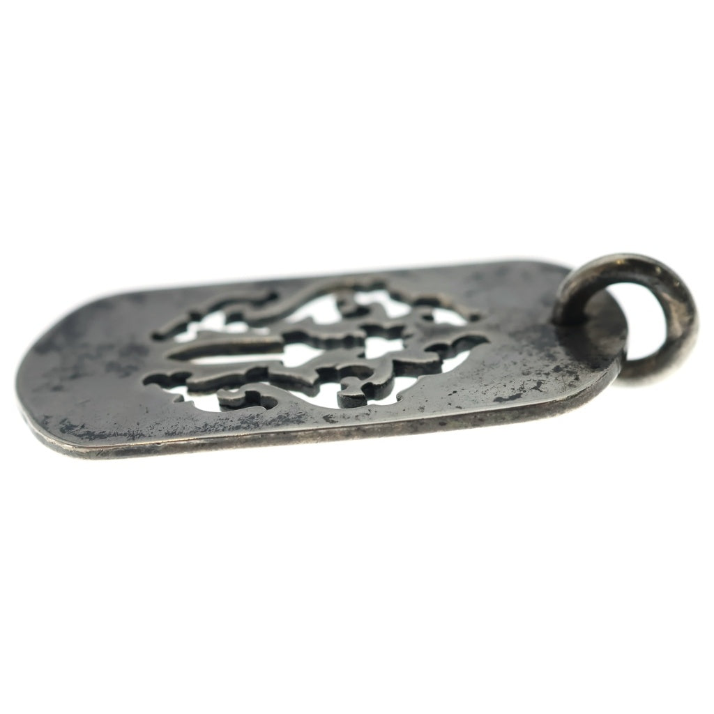 CHROME HEARTS(クロムハーツ) D TAG LRG DAGGER ヴァインダガーカットアウトドッグタグ ラージ ペンダントトップ シルバー BCA240