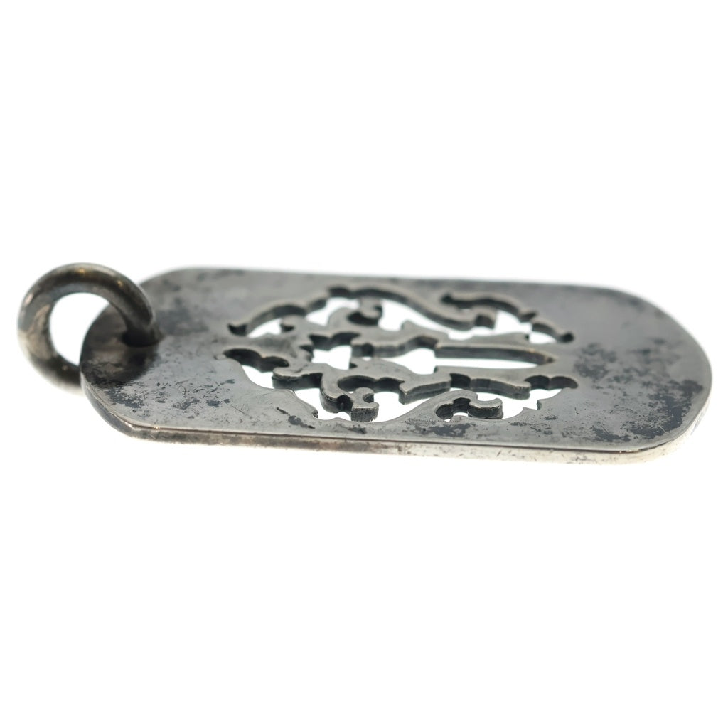 CHROME HEARTS(クロムハーツ) D TAG LRG DAGGER ヴァインダガーカットアウトドッグタグ ラージ ペンダントトップ シルバー BCA240