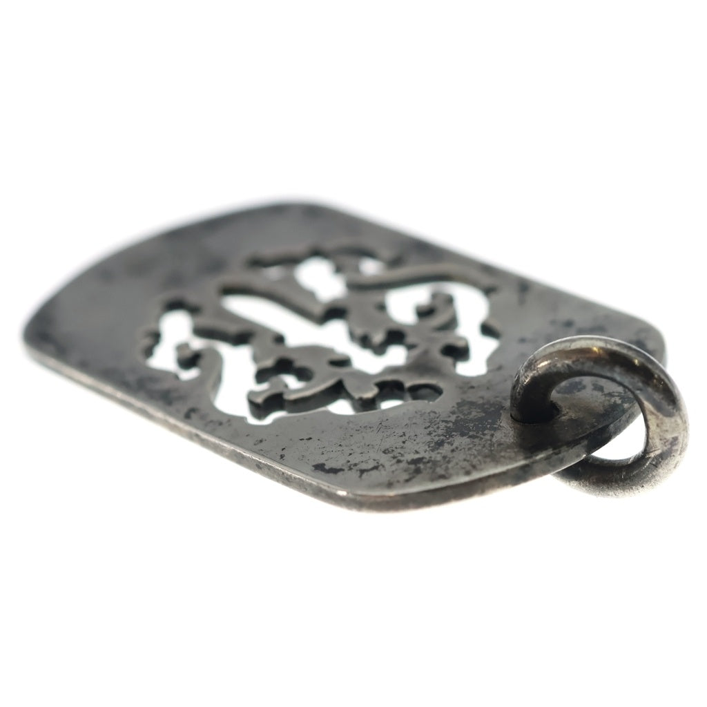 CHROME HEARTS(クロムハーツ) D TAG LRG DAGGER ヴァインダガーカットアウトドッグタグ ラージ ペンダントトップ シルバー BCA240