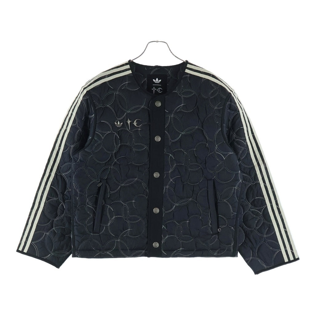  アディダス ×THUG CLUB PADDED LINER JACKET サグクラブ パテッド キルティング ライナージャケット ブラック KC2231 adidas(アディダス) ×THUG CLUB PADDED LINER JACKET サグクラブ