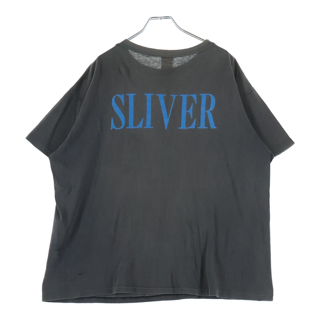 VINTAGE(ヴィンテージ) 90S VINTAGE NIRVANA SLIVER ACME ヴィンテージ ニルヴァーナ スリヴァー 両面プリント クルーネック 半袖Tシャツ カットソー ブラック
