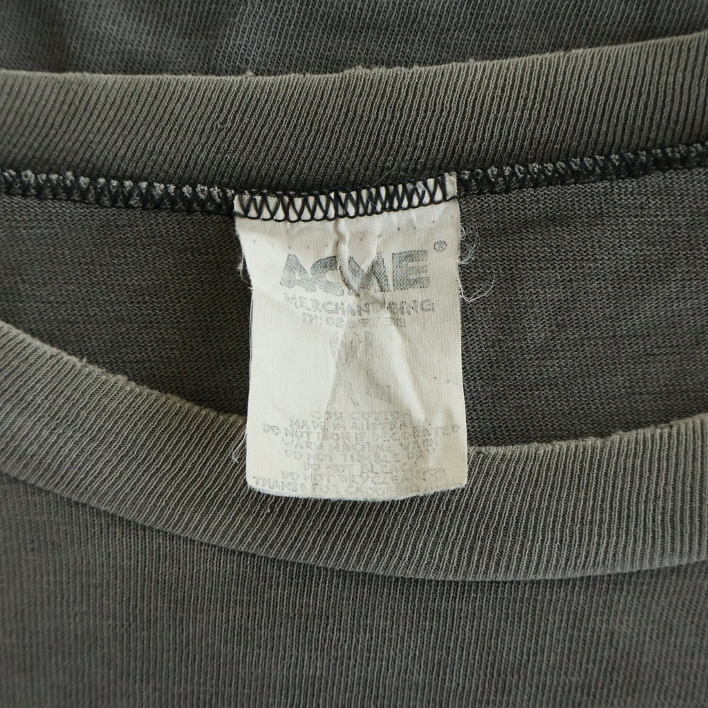 VINTAGE(ヴィンテージ) 90S VINTAGE NIRVANA SLIVER ACME ヴィンテージ ニルヴァーナ スリヴァー 両面プリント クルーネック 半袖Tシャツ カットソー ブラック