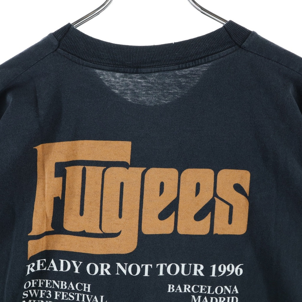 VINTAGE(ヴィンテージ) 90S FUGEES THE SCORE ヴィンテージ フージーズ ザスコア 両面プリント クルーネック 半袖Tシャツ カットソー ブラック