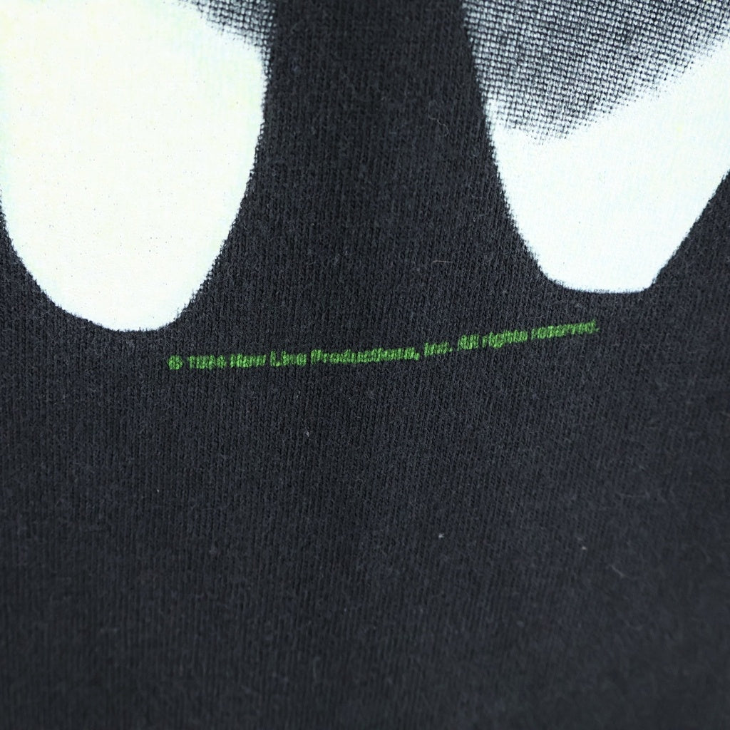 VINTAGE(ヴィンテージ) 90S THE MASK 1994 SOMEBODY STOP ME! ヴィンテージ マスク サムバディストップミー 両面プリント クルーネック 半袖Tシャツ カットソー ブラック