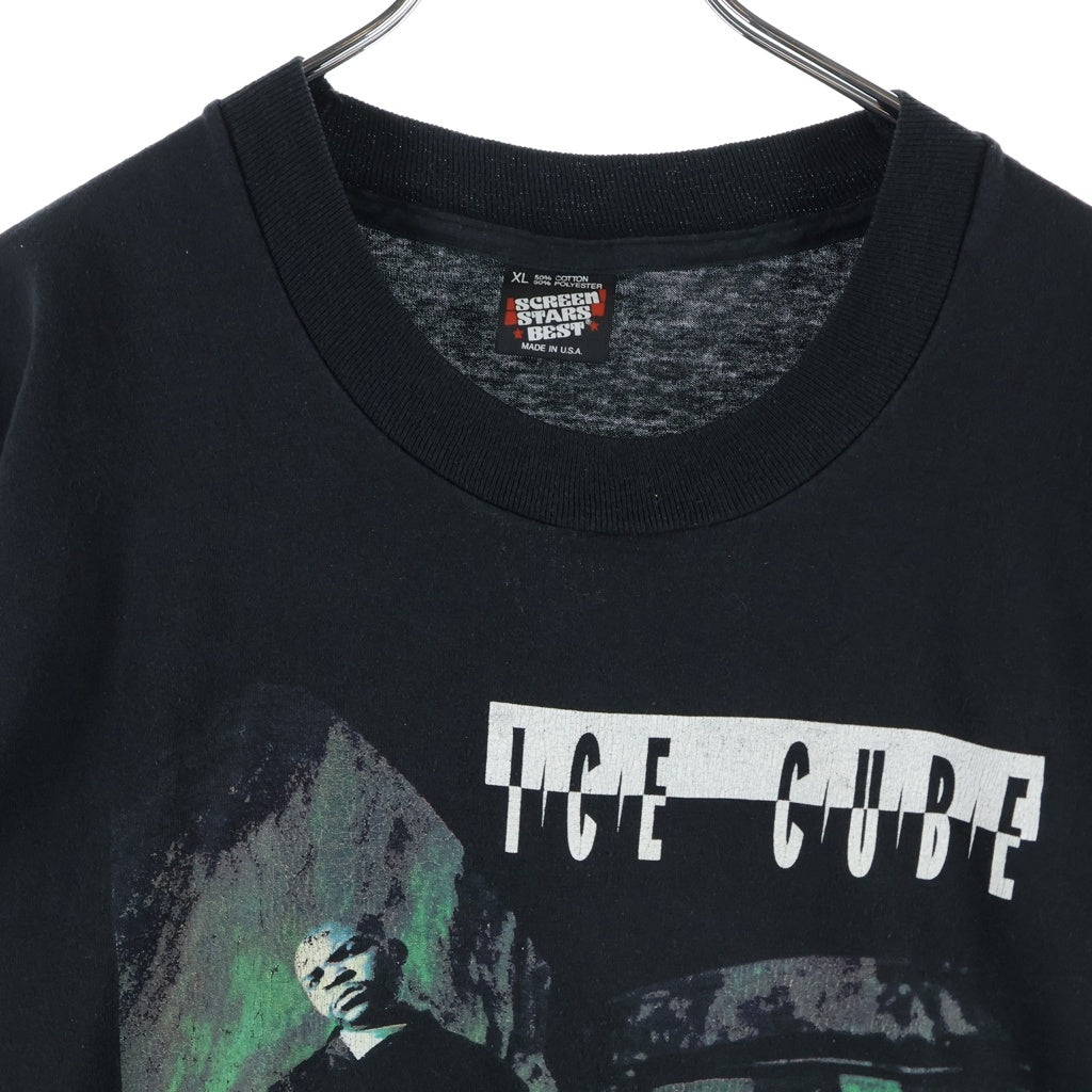VINTAGE(ヴィンテージ) 90S ICE CUBE BOOTLEG DEATH CERTIFICATE SCREEN STAR ヴィンテージ USA製 ブートレグ アイスキューブ デスサーティフィケート 半袖Tシャツ
