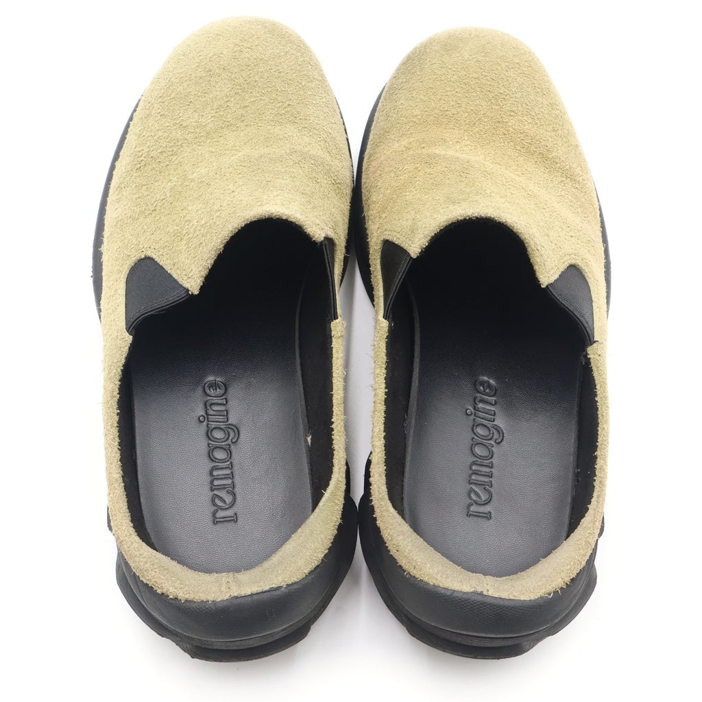 remagine(リマジン) Warm Up Casual Shoes ウォームアップ カジュアルシューズ ミュール モスグリーン