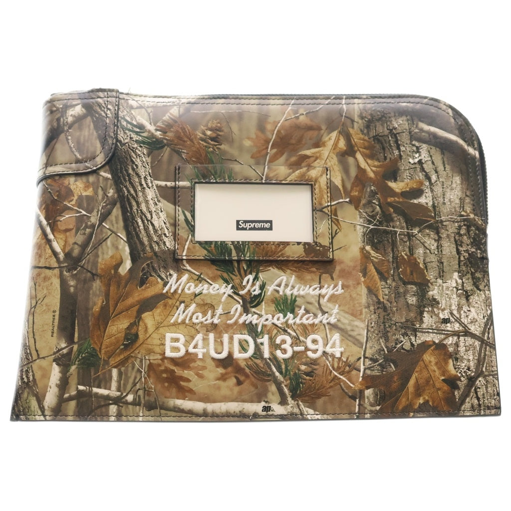 SUPREME シュプリーム 25AW Leather Money Bag レザー マネーバッグ リアルツリーハードウッズカモ カーキ SUPREME(シュプリーム) 25AW Leather Money Bag レザー マネーバッグ
