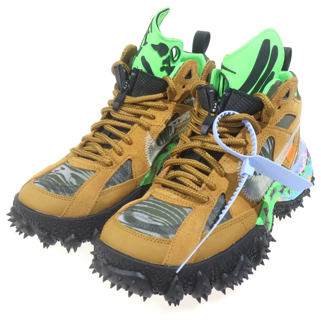 NIKE(ナイキ) ×OFF-WHITE AIR TERRA FORMA オフホワイト エアテラフォーマ ハイカットスニーカー マルチカラー US8.5/26.5cm DQ1615-700