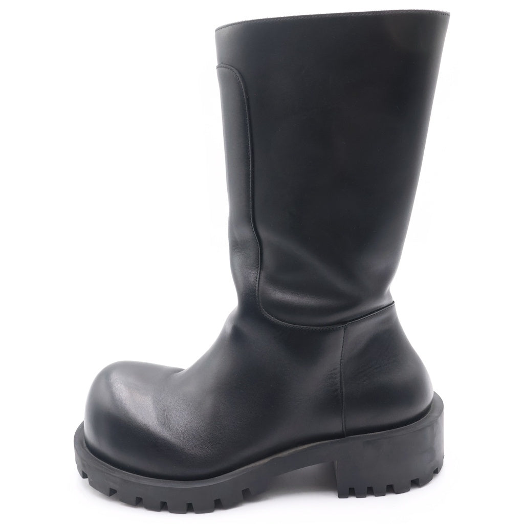 BALENCIAGA(バレンシアガ) HUMMER LEATHER BOOTS ハマー レザーロングブーツ シューズ ブラック 712810