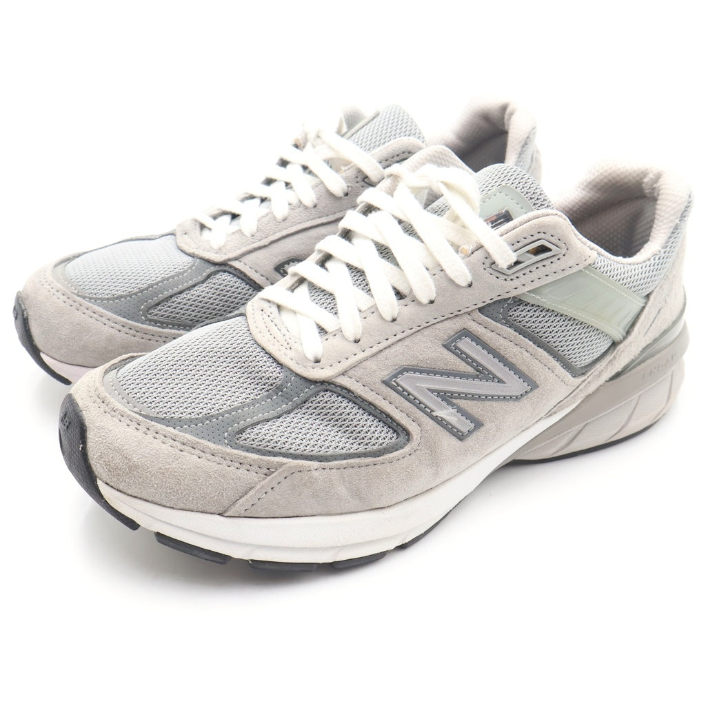 New Balance(ニューバランス) M990GL5 GRAY メッシュ レザー ローカットスニーカー グレー US8.5/26.5cm