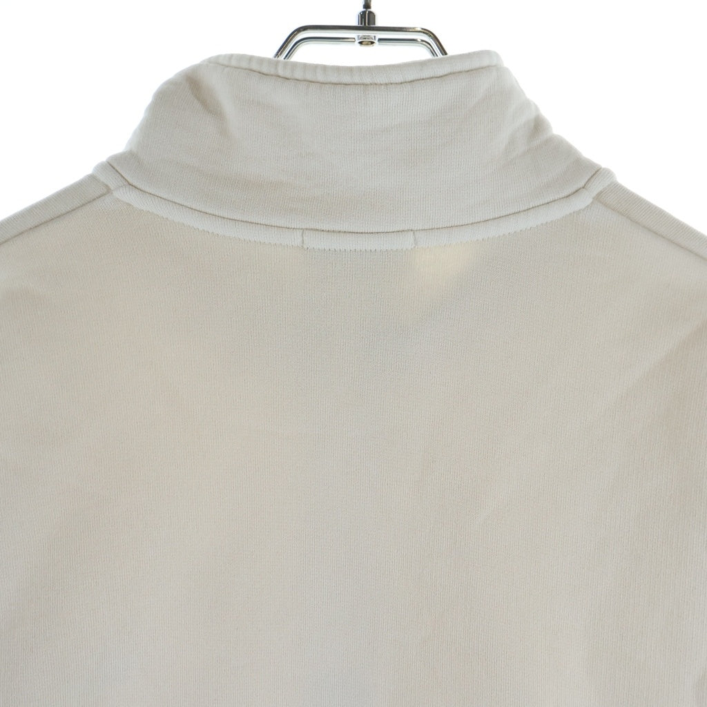 KITH(キス) QUARTER ZIP NELSON PULLOVER ロゴ刺繍 ハーフジップ プルオーバー スウェットトレーナー アイボリー 25-070-060-0011-3-0