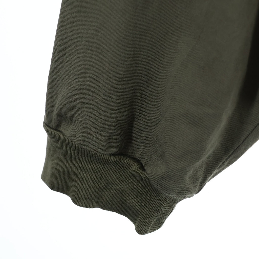 Stein(シュタイン) ×KITH OVERSIZED POCKET L/S TEE キス オーバーサイズ クルーネック長袖Tシャツ カットソー カーキ ST.1361