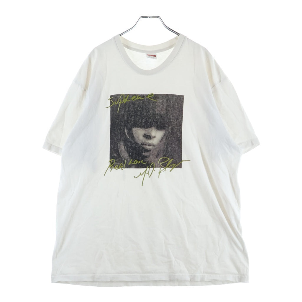 SUPREME(シュプリーム) 19AW Mary J. Blige Tee メアリーJブライジ フォトプリント 半袖Tシャツ カットソー ホワイト