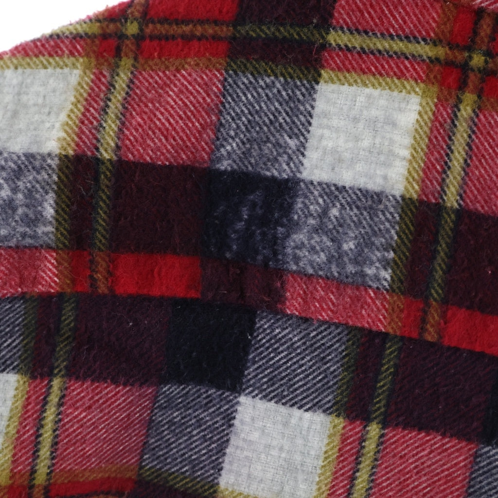 VINTAGE(ヴィンテージ) 60-70S VINTAGE CEDER HILL L/S WOOL SHIRT ヴィンテージ チェック柄 長袖ウールシャツ レッド