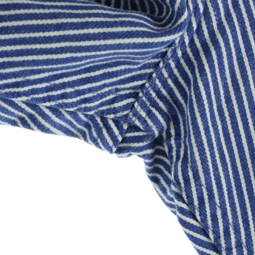 VINTAGE(ヴィンテージ) 50-60S VINTAGE HICKORY STRIPE PANTS ヴィンテージ GRIPPER ZIPPER ヒッコリーストライプ ストレートワークパンツ ブルー/ホワイト