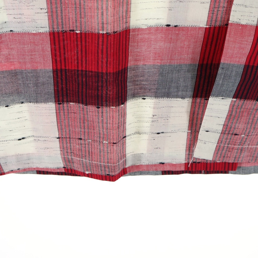 VINTAGE(ヴィンテージ) 60-70S VINTAGE PRINCETON SPORTSWEAR S/S PLAID SHIRT ヴィンテージ プリンストンスポーツウェアー チェック柄 半袖オープンカラーシャツ レッド/ホワイト