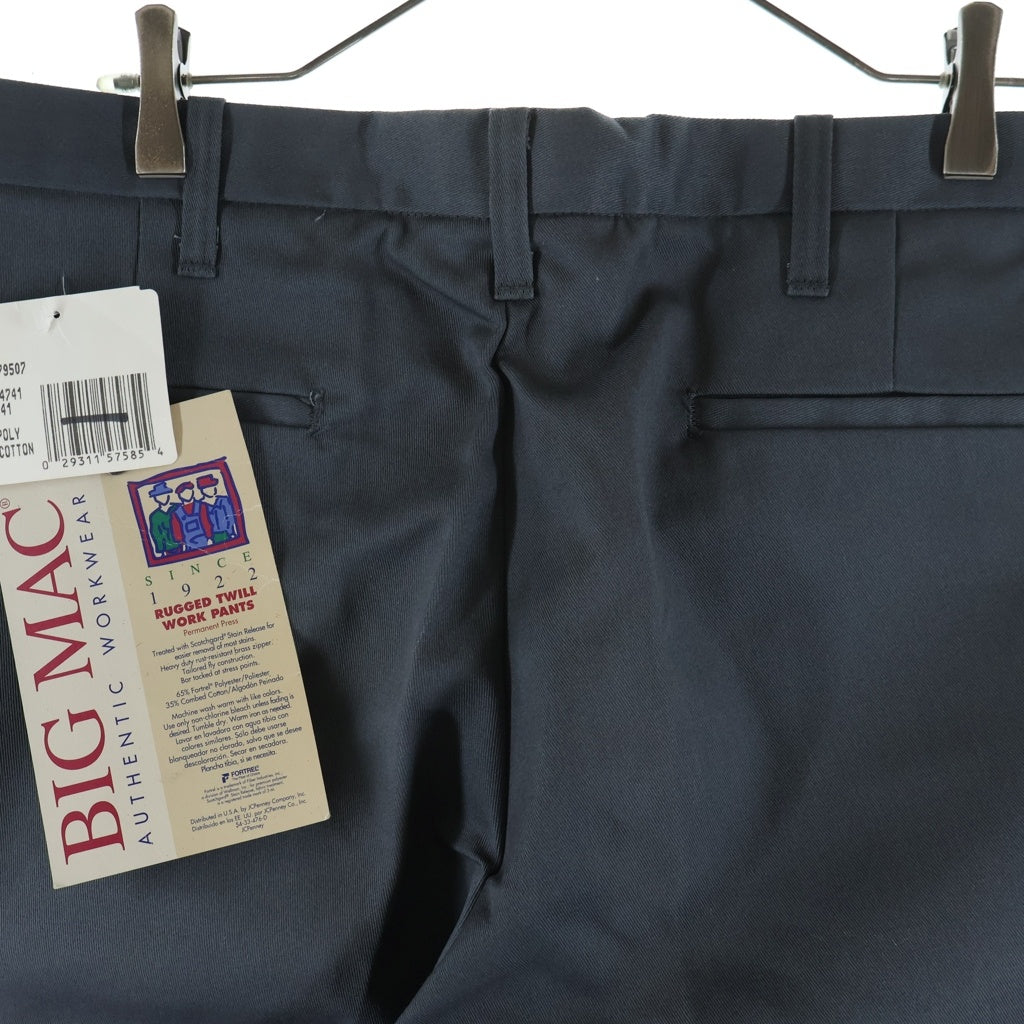 VINTAGE(ヴィンテージ) 90S VINTAGE DEADSTOCK BIG MAC RUGGED TWILL WORK PANTS ヴィンテージ ビッグマック ジップフライワークパンツ グレー