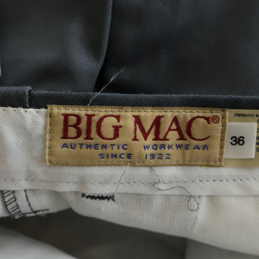 VINTAGE(ヴィンテージ) 90S VINTAGE DEADSTOCK BIG MAC RUGGED TWILL WORK PANTS ヴィンテージ ビッグマック ジップフライワークパンツ グレー
