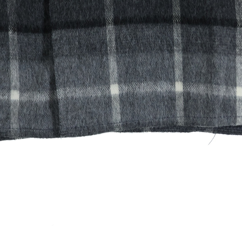 VINTAGE(ヴィンテージ) 50S VINTAGE SIR GUY S/S PLAIND WOOL SHIRT ヴィンテージ イタリアンカラー チェック柄 半袖ウールシャツ グレー