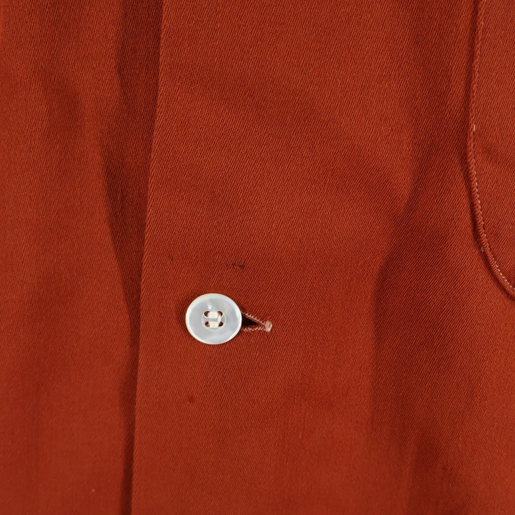 VINTAGE(ヴィンテージ) 50S PENNY'S TOWNCRAFT RAYON GABARDINE L/S OPEN COLLAR SHIRT ヴィンテージ ぺニーズ タウンクラフト レーヨンギャバジン 長袖オープンカラー 開襟シャツ