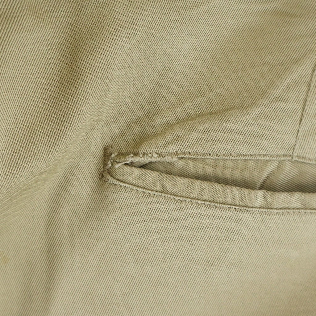 VINTAGE(ヴィンテージ) 60S VINTAGE U.S.ARMY CHINO TROUSERS ヴィンテージ ユーエスアーミー 米軍 TALONジッパー ジップフライチノパンツ カーキ