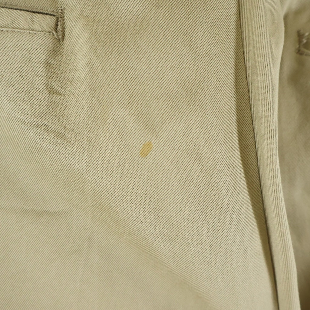 VINTAGE(ヴィンテージ) 60S VINTAGE U.S.ARMY CHINO TROUSERS ヴィンテージ ユーエスアーミー 米軍 TALONジッパー ジップフライチノパンツ カーキ