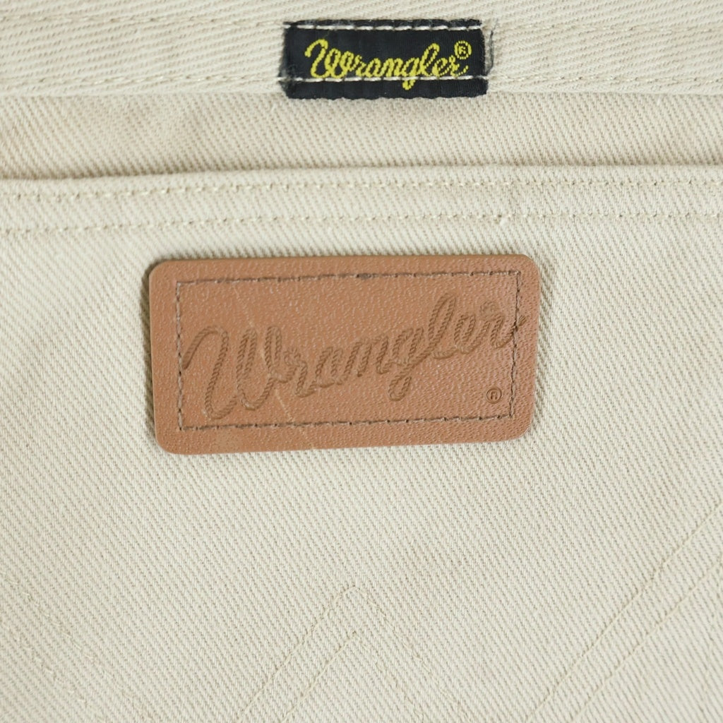 Wrangler(ラングラー) 70S VINTAGE 013TWHE ヴィンテージ USA製 42TALON コットンツイル スリムパンツ ベージュ