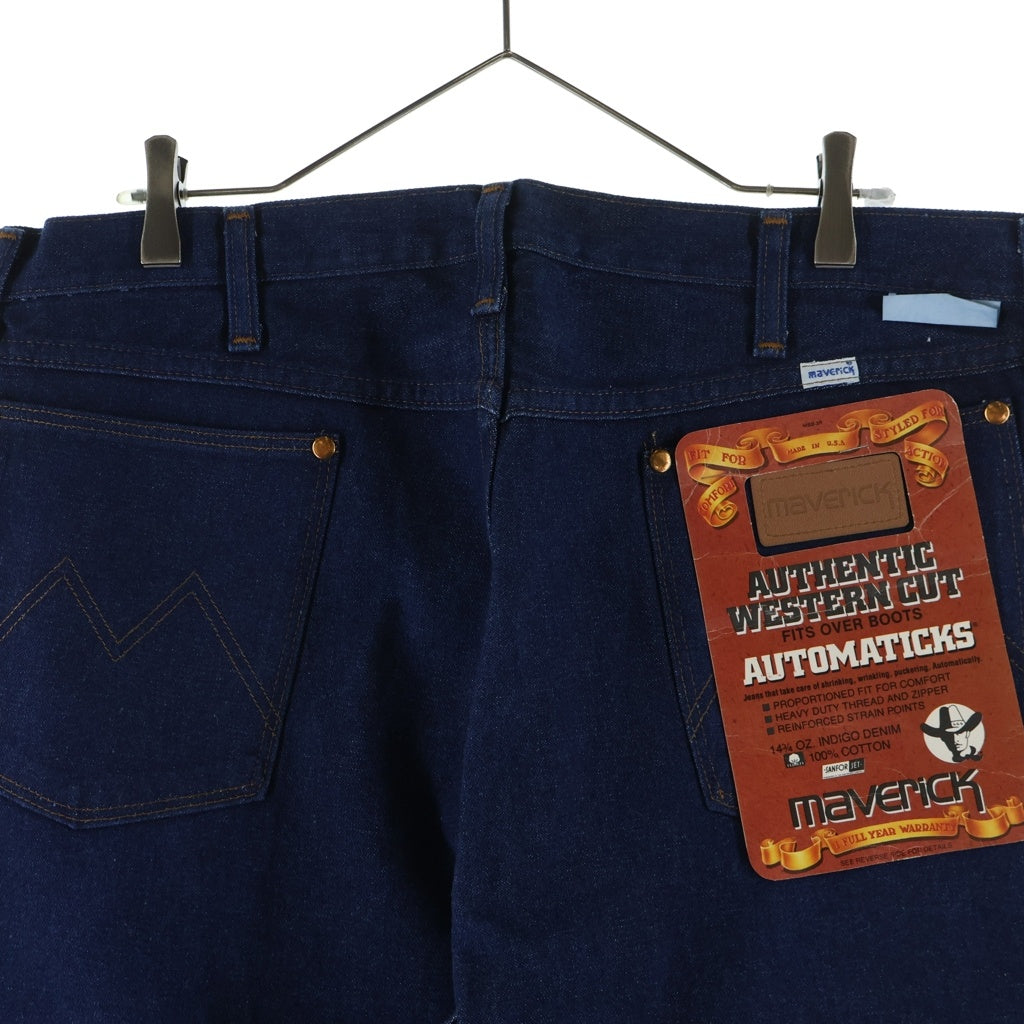VINTAGE(ヴィンテージ) 70S VINTAGE DEADSTOCK MAVERICK AUTHENTIC WESTERN CUT ヴィンテージ マーベリック SCOVILLジッパー ウェスタンカットデニムパンツ インディゴ