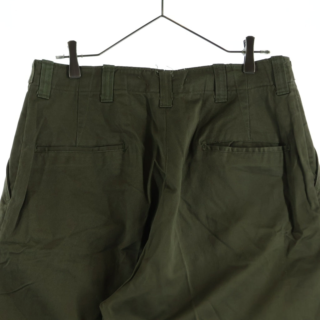 VINTAGE(ヴィンテージ) 40-50S VINTAGE U.S.ARMY M-43 TROUSERS ヴィンテージ ユーエスアーミー 米陸軍 尿素ボタン ボタンフライパンツ カーキ