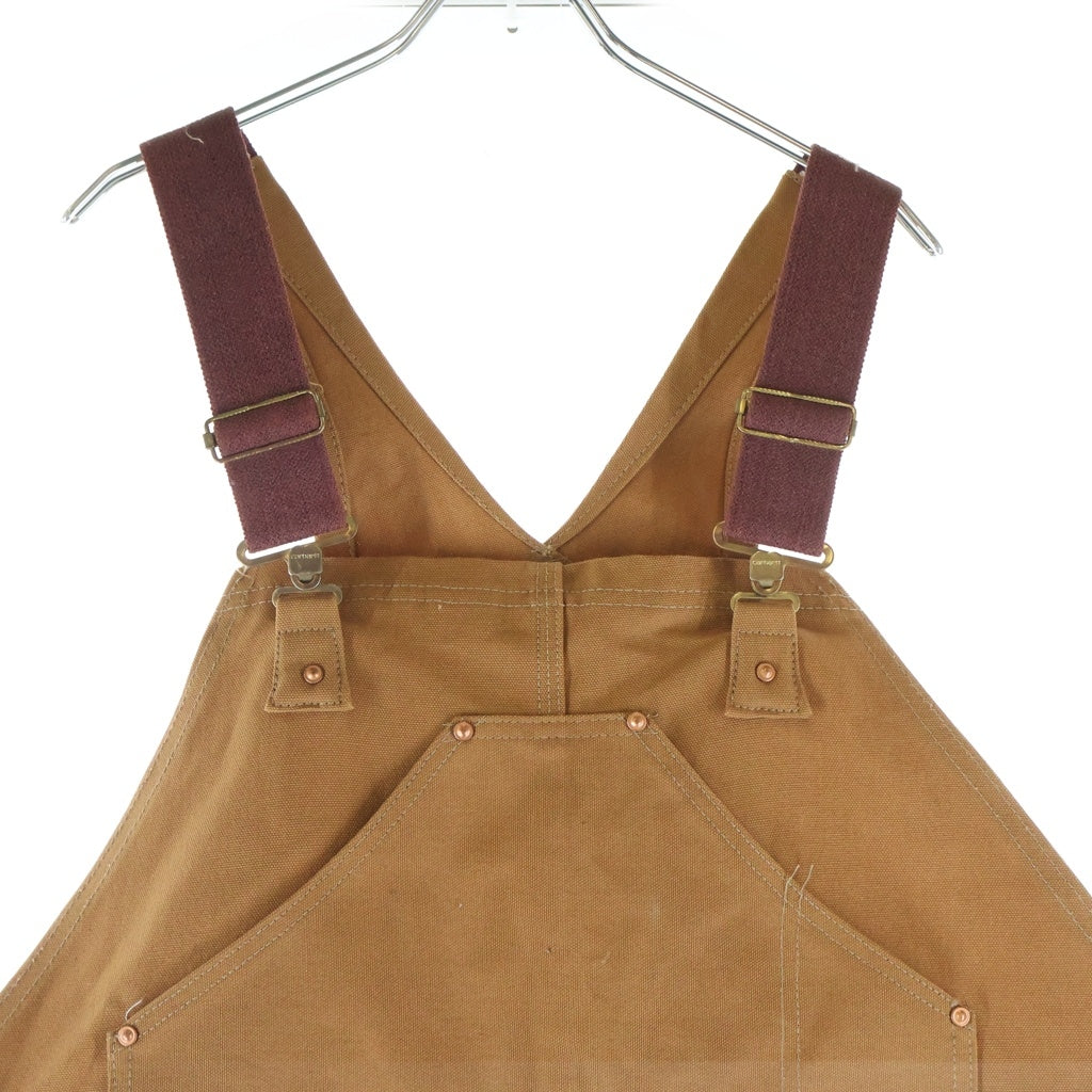 CARHARTT(カーハート) 70S VINTAGE DEADSTOCK BROWN DUCK OVERALL ヴィンテージ USA製 ダック地 ダブルニーオーバーオール つなぎ ブラウン