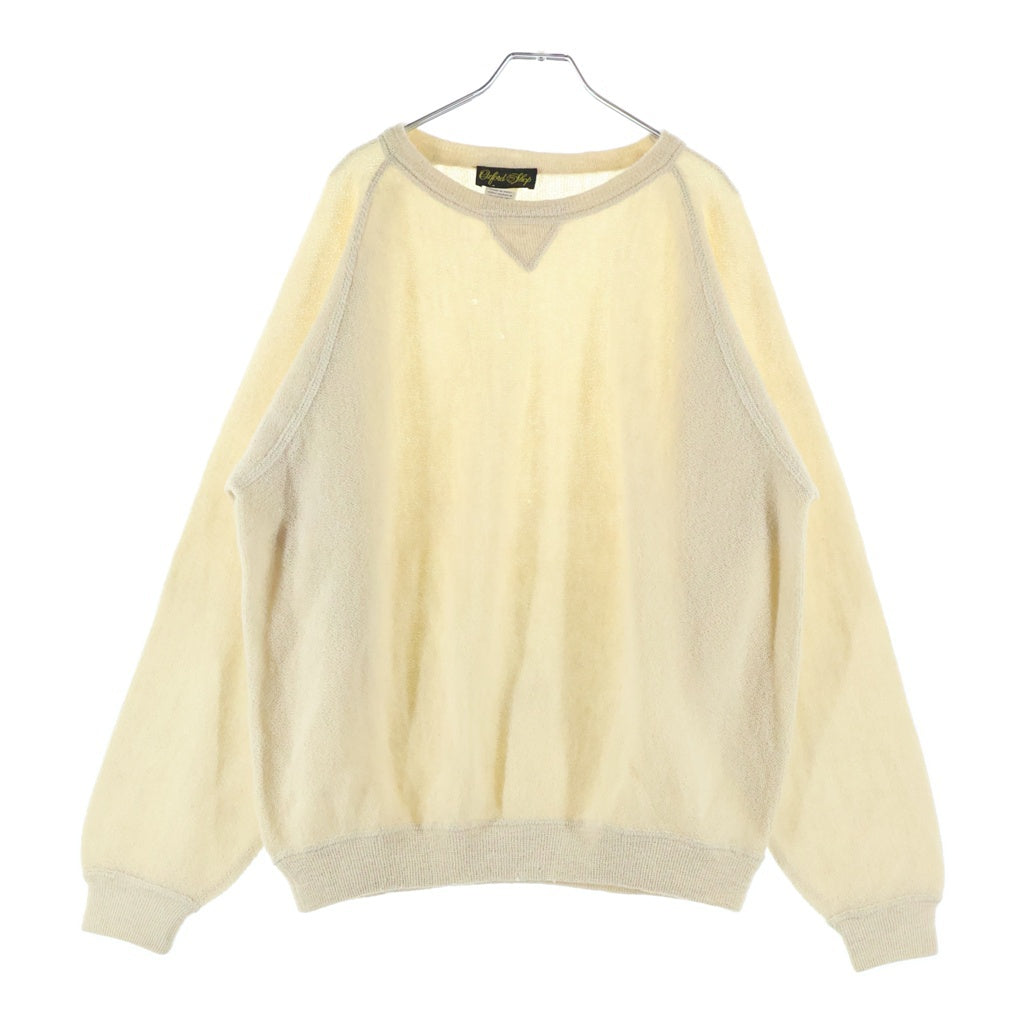 VINTAGE(ヴィンテージ) 80S VINTAGE OXFORD SHOP ALPACA KNIT SWEATER ヴィンテージ アルパカニット 長袖クルーネックセーター アイボリー