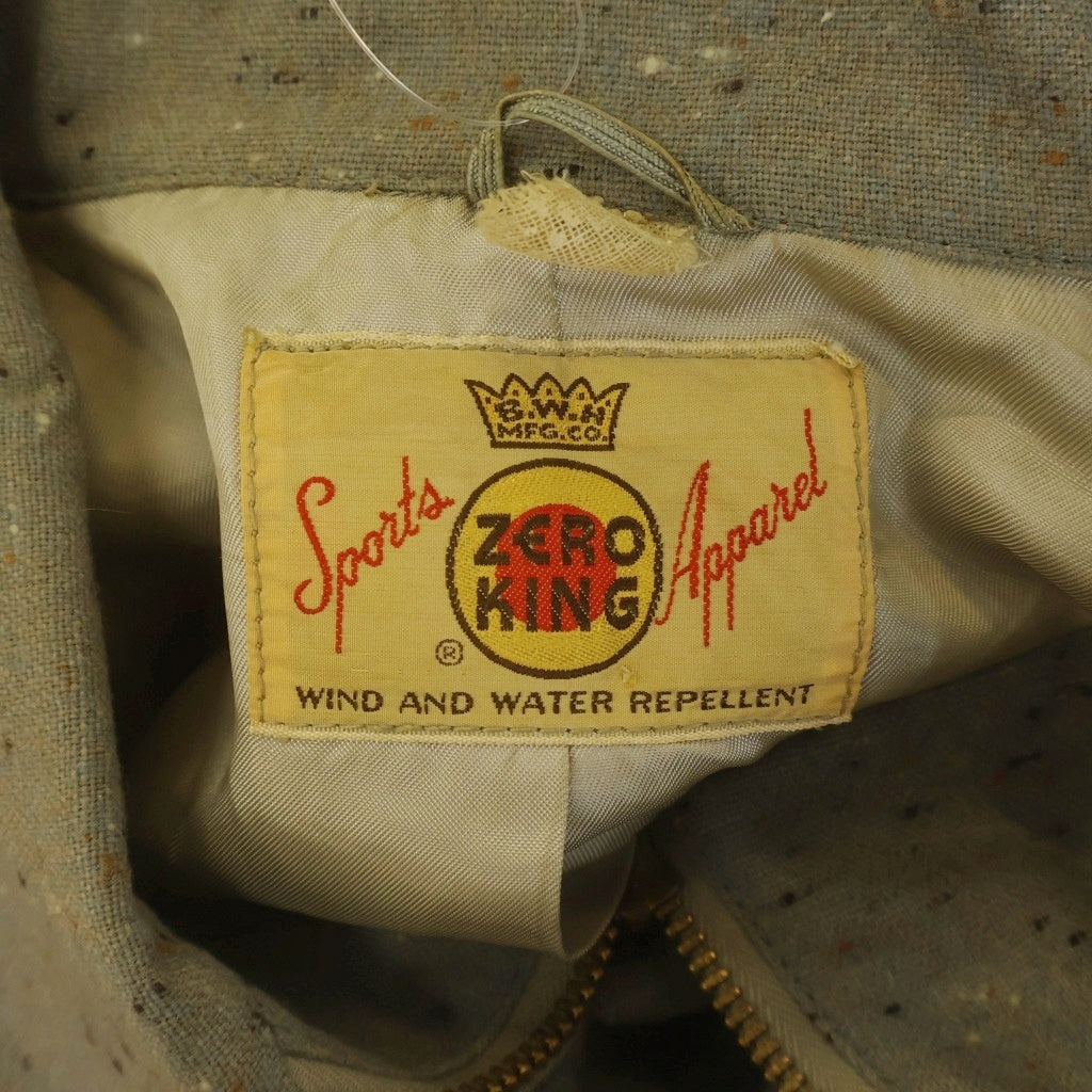 VINTAGE(ヴィンテージ) 50S VINTAGE ZERO KING WOOL JACKET ヴィンテージ カスリ柄 ウールジャケット グレー