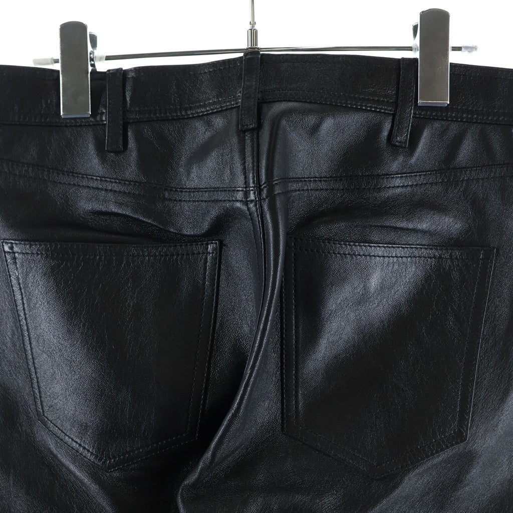 CELINE(セリーヌ) 19SS LAMBSKIN LEATHER SKINNY PANTS ラムスキン レザースキニーパンツ ブラック 2G022276D