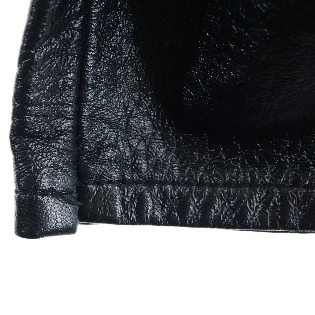 CELINE(セリーヌ) 19SS LAMBSKIN LEATHER SKINNY PANTS ラムスキン レザースキニーパンツ ブラック 2G022276D
