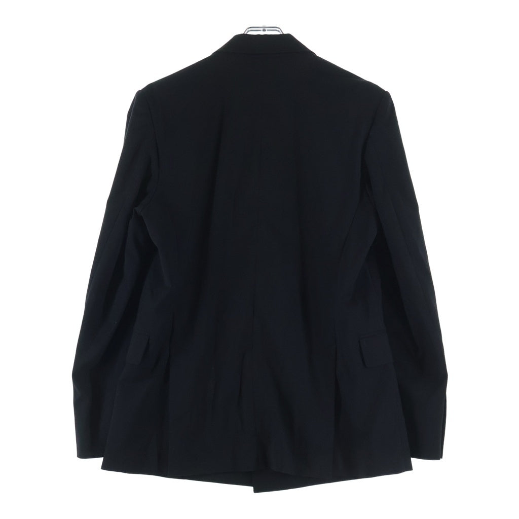 MSGM(エムエスジーエム) 24SS フローラルプリント ダブルブレストジャケット ブラック 3641MDG26X