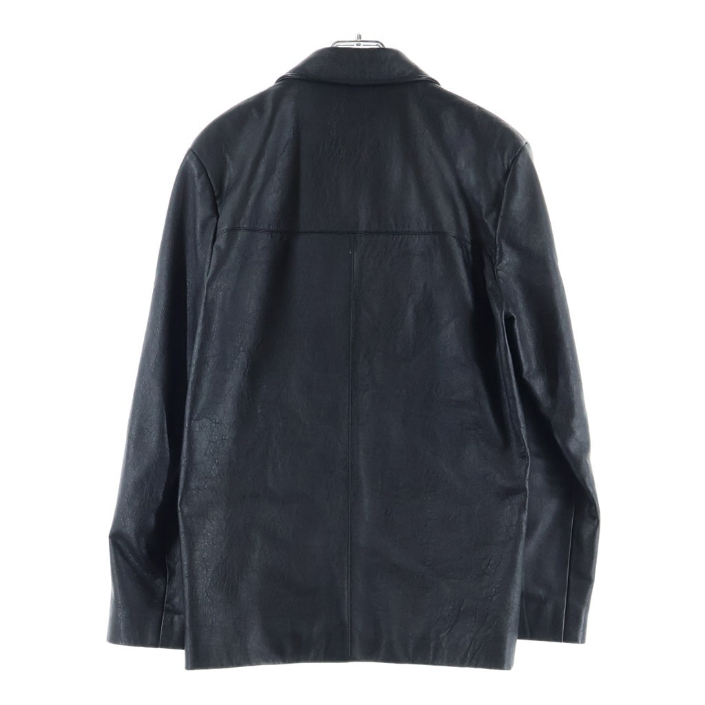 SAINT LAURENT PARIS(サンローランパリ) 3B ステンカラー ラムレザージャケット ブラック 389371 Y5KQ1
