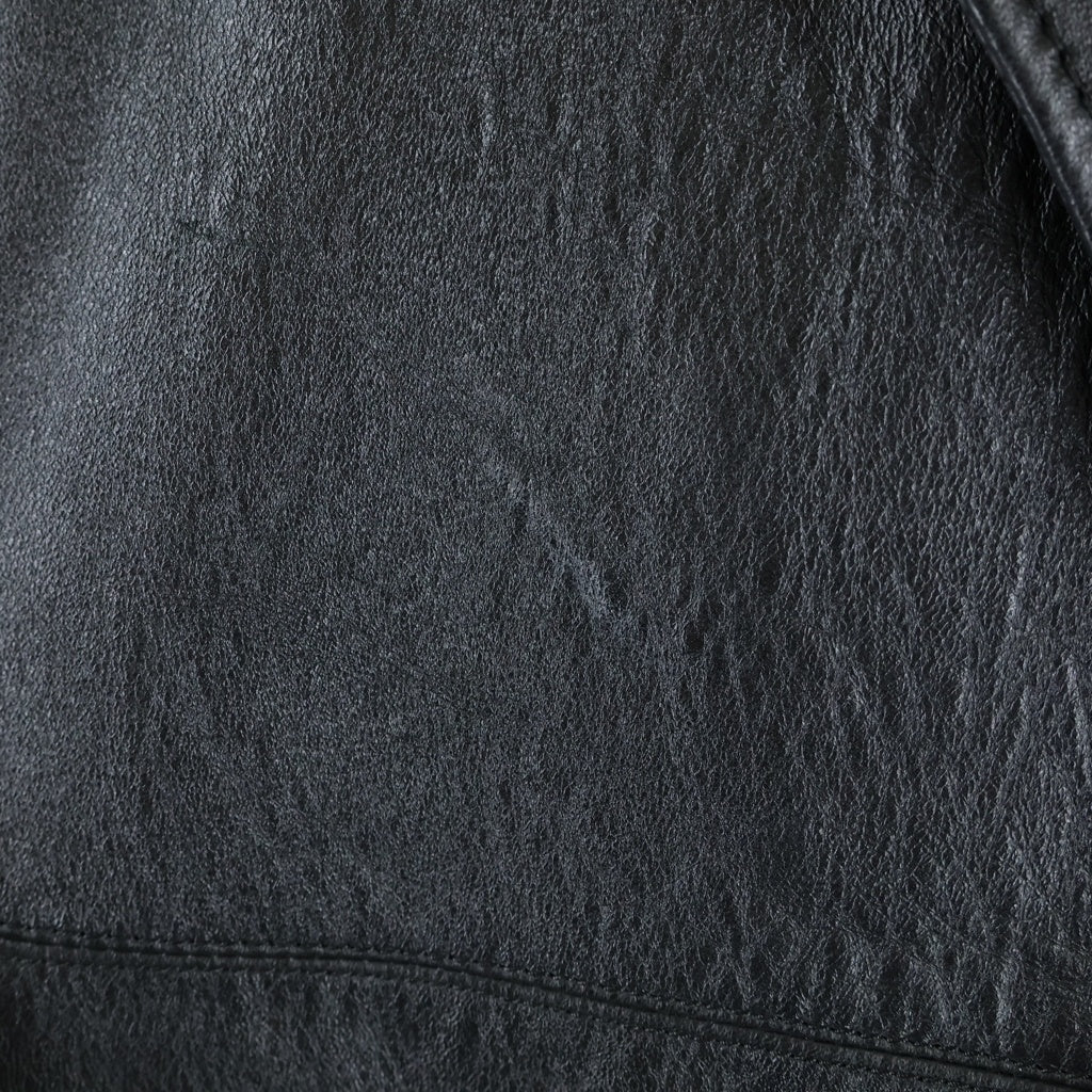 SAINT LAURENT PARIS(サンローランパリ) 3B ステンカラー ラムレザージャケット ブラック 389371 Y5KQ1