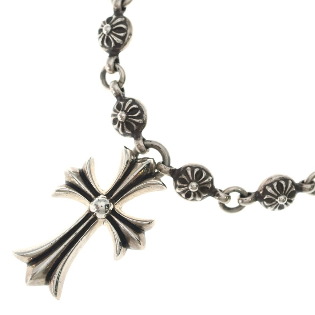 CHROME HEARTS(クロムハーツ) #1 CRSBL CHN SML CH CRS クロスボールチェーン スモールCHクロス ネックレス シルバー BCA193